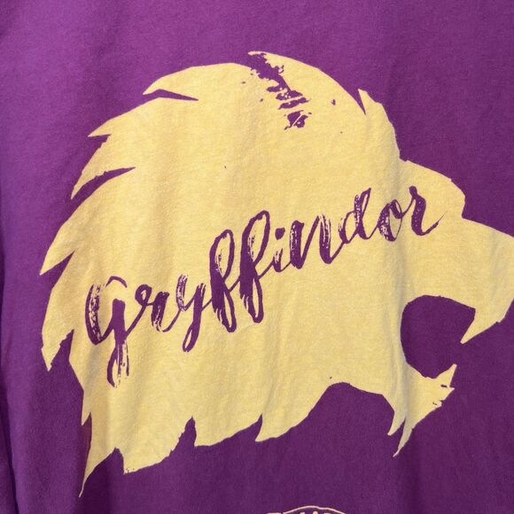 Harry Potter Shop Gryffindor Long Sleeve T Shirt Adult Size Small Red Yellow - Picture 5 of 12